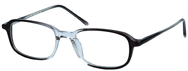 bo624 Mens Glasses Dark Grey & Clear