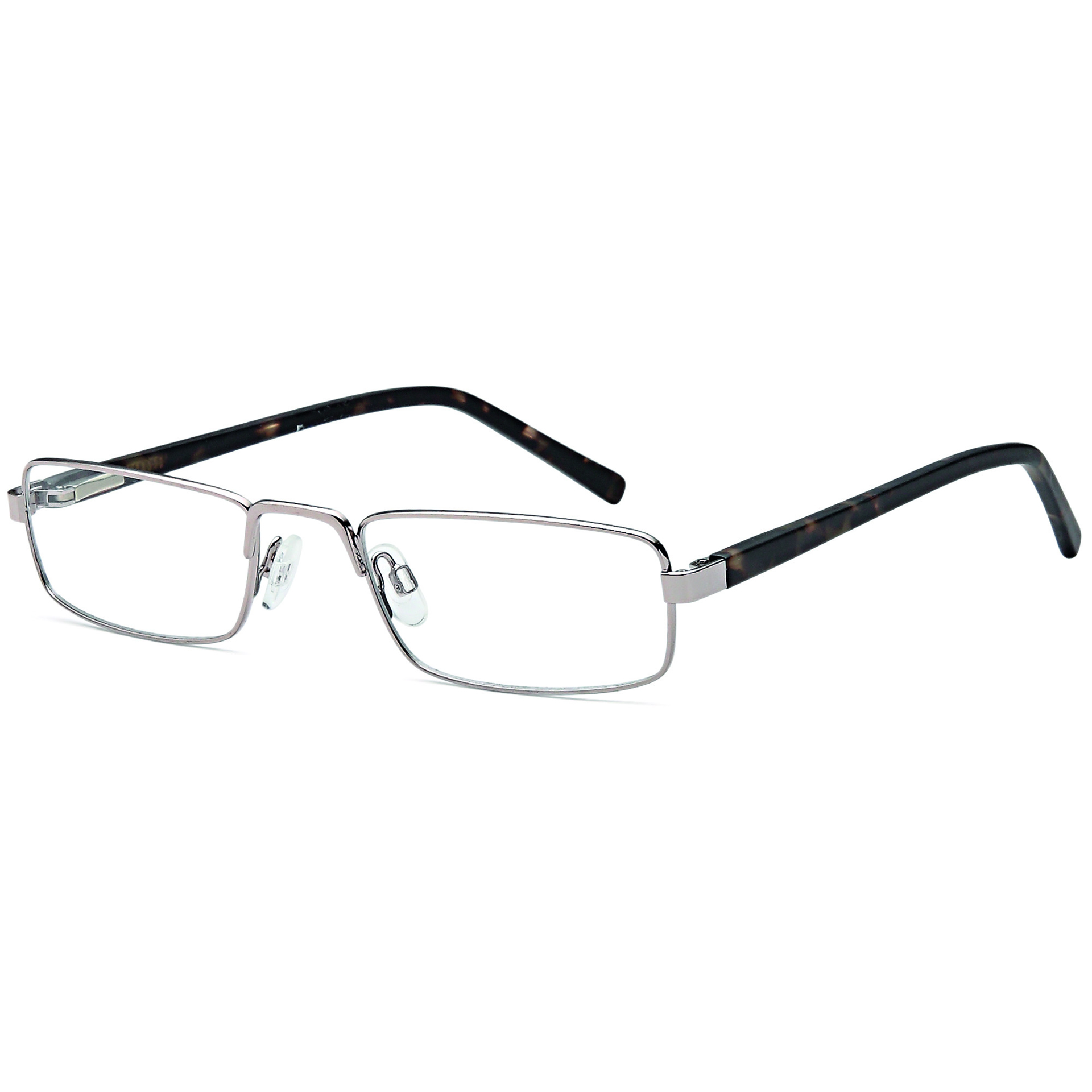Specs-by-Post. Carducci 7136-Mens Glasses-Metal 1/2 eye-sprung hinged sides