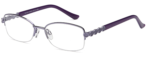 Specs-by-Post. Carducci 7104-Ladies Glasses-Metal Supra-sprung hinged sides