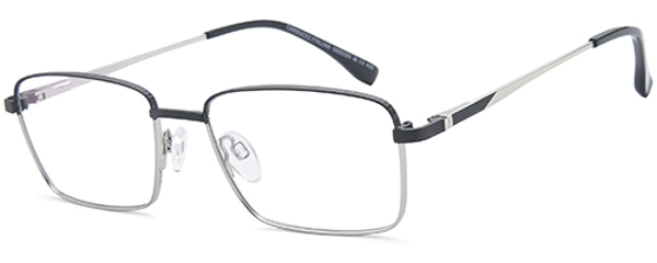 CD7186 Matt Black + silver